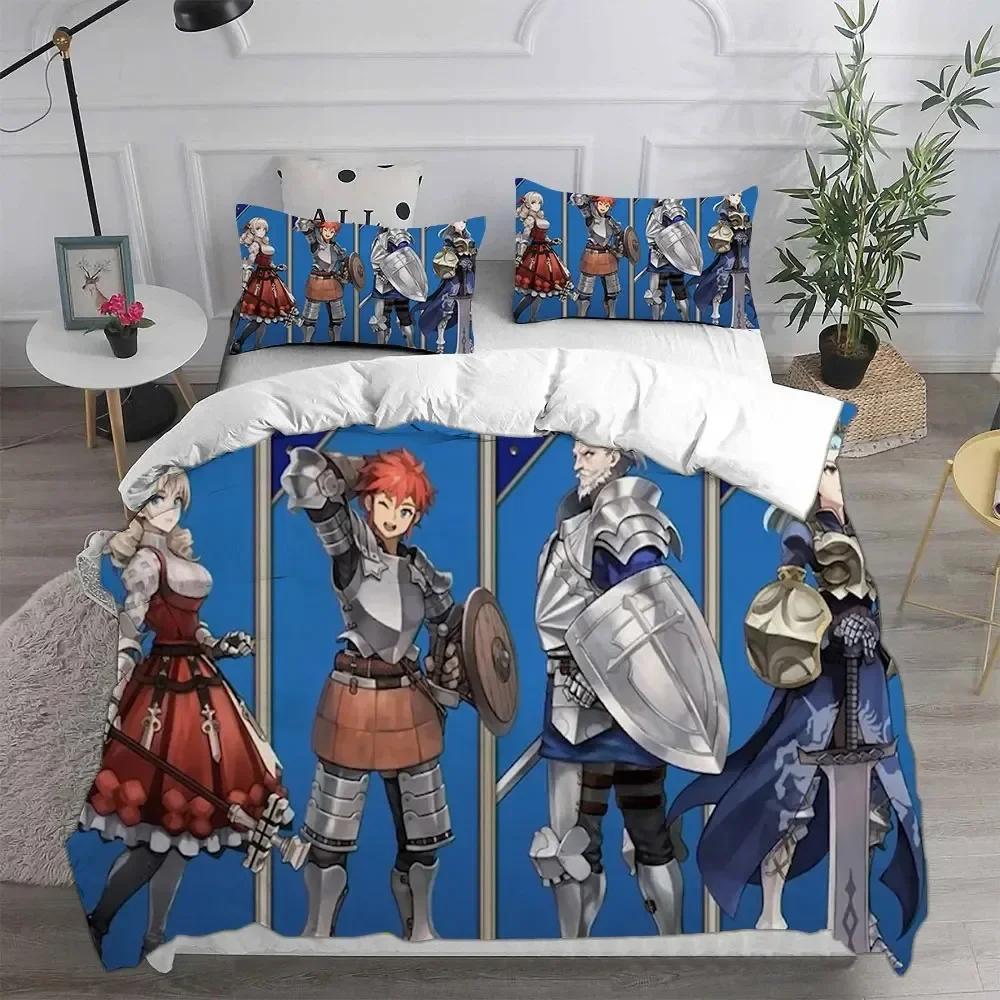 3D Printed Game Unicorn Overlord Bedding Sets Comforter Quilt Bed Cover Duvet Cover Pillow Case Sets Kids Adult Size