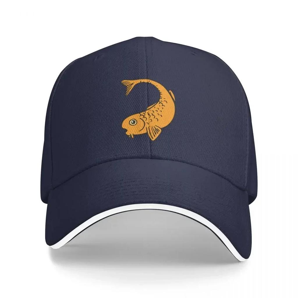 Koi Pond Pattern Baseball Cap Mountaineering Military Tactical Cap fishing hat Unisex Caps Womens