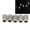5pcs Hair Braiding Tube Beads Dreadlocks Beard Beads Hair Decoration Accessories for Hair Braiding DIY Jewelry