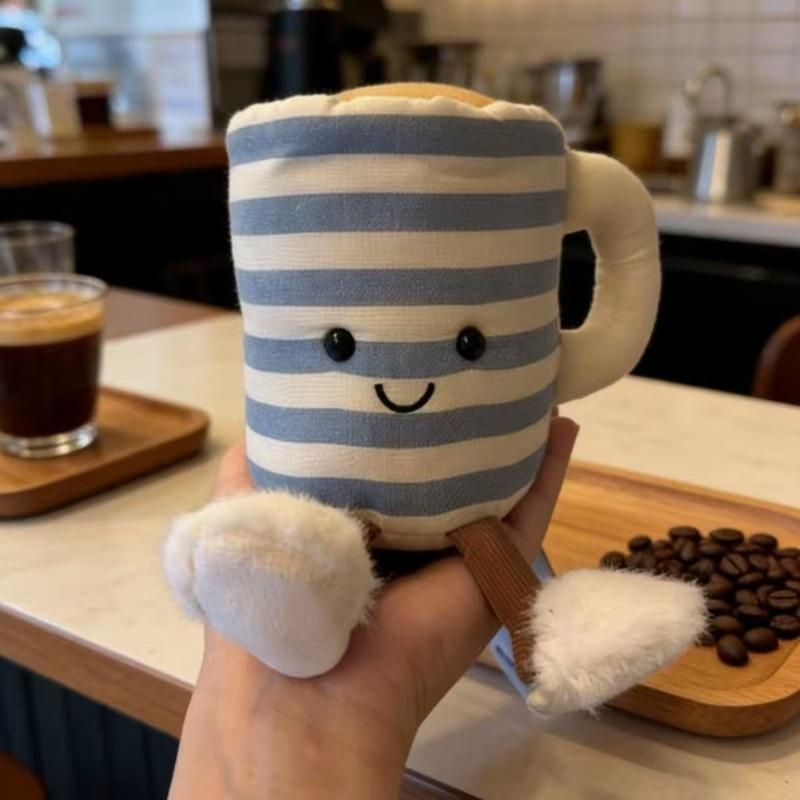 New Doll New Oatmeal Mug Cute Doll Plush Toy Doll To Give A Friend A Gift.