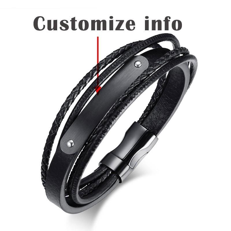 

For God Religious Faith Christian Bible Verse Bracelets for Men Inspirational Wristband Cross Wrap Bangles Custom pulsera