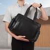 Genuine Leather Men's Bag Casual Tote Briefcase Fashionable Business Trip Travel Bag Men's Handbag