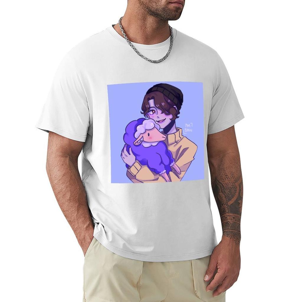 ghostbur and friend TShirt plus size clothes boys whites shirts graphic tees quick drying black t shirts for men