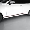 For Genesis GV70 -2025 6PCS Car Carbon Fiber Black ABS Body Side Panel Cover Trim Styling Mouldings Exterior Parts