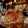 Carafa de Whiskey, din Sticlă cu Design de Caracatiță, Sticlă de Vin, Etanșare Păstrează Aroma și Gustul Recipient pentru Băuturi, Cadou pentru Bărbați Tată Entuziaști de Whiskey