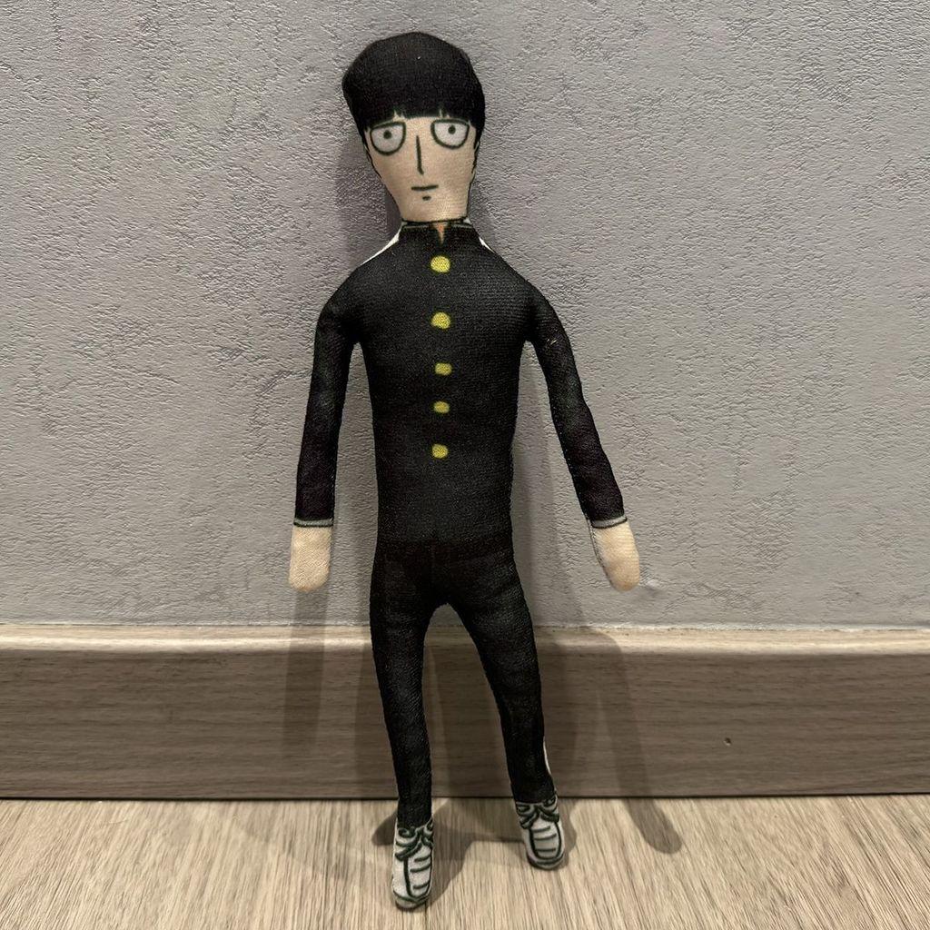 Mob Psycho 100 Spirit Power 26cm Plush Doll With Fiber Cotton Filling For Collectors