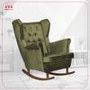 Diana Rocking Chair, Scandinavian, Family Meble, Olive Green