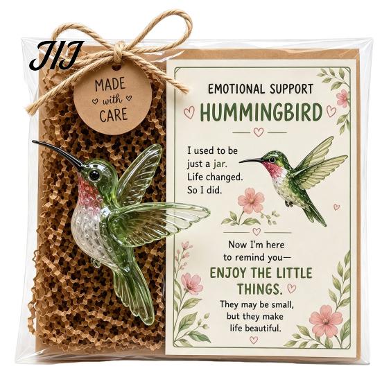 Artistic Glass Animal Decorations Mini Turtle Ornaments with Heartwarming Message Card, Cute Figurines And Bird Figurine Collection for Desk