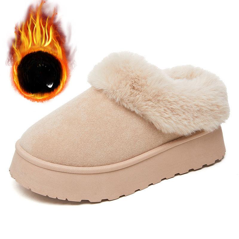 Women's Snow Boots Warm Women's Non Slip Soft Shoes Non Slip Comfortable Warm Ankle Boots