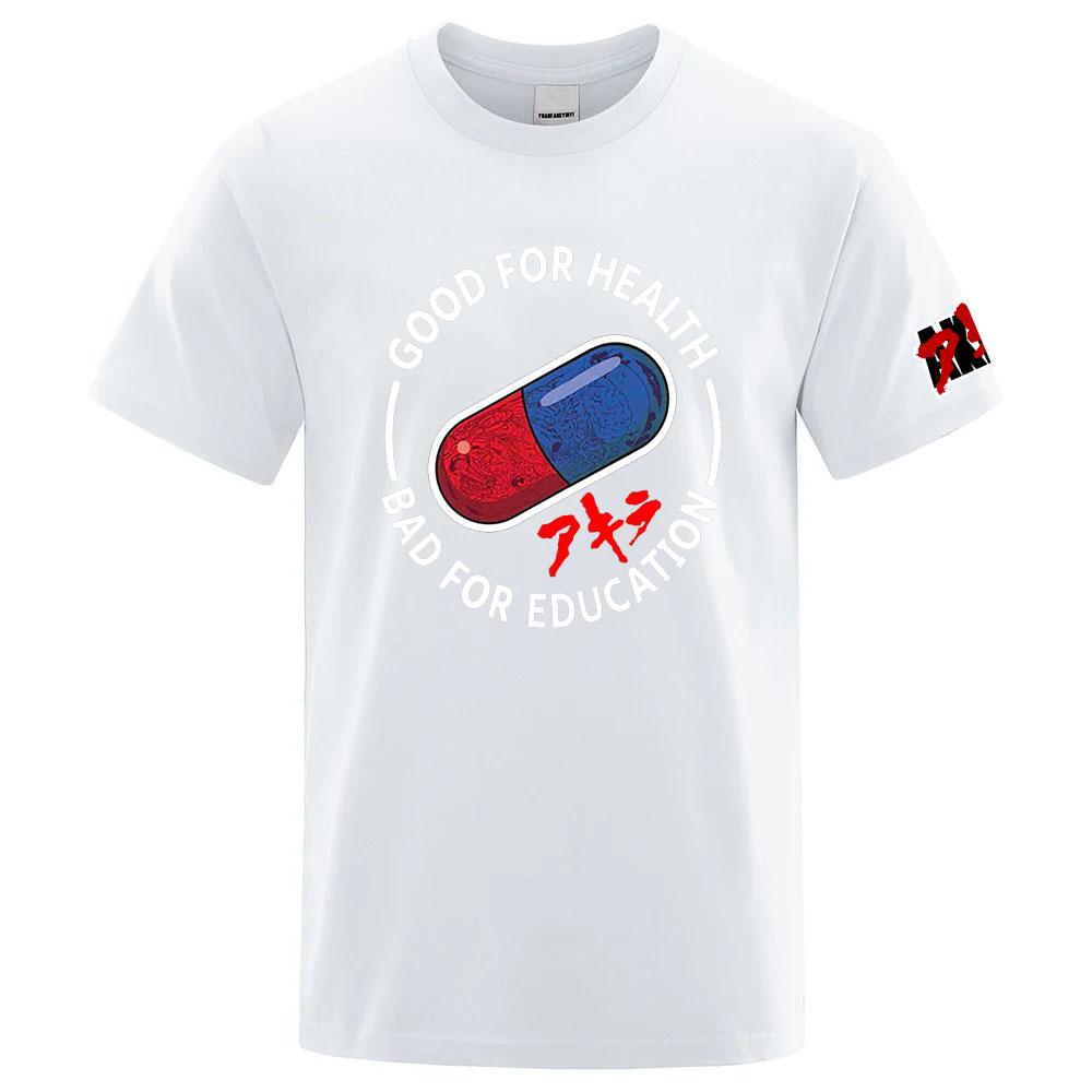 Japanese Anime Akira 2025 New Unisexs Casual And Fashionable Solid Color Short Sleeved Round Neck Tshirt Pants Sports Suits