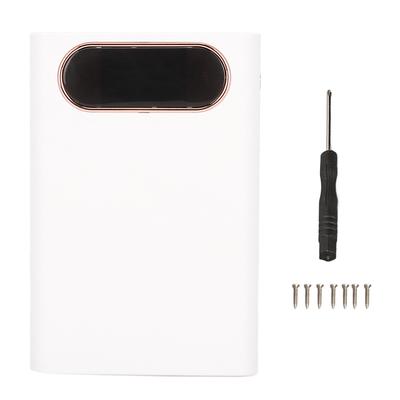 Custodia Power Bank per 4 batterie 21700 Plastica Kit Scatola Power Bank Fai da Te Ricarica Rapida 22.5W Batteria