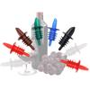 10 Pcs Spout Pourer Stopper Plastic Liquor Bottle Pourers Wine Cocktail Drinks Oil Pourer Dispenser Easy To Use