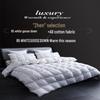 All-Cotton Thick Winter Quilt with White Duck Down - Cozy and Warm for Home or Hotel Use