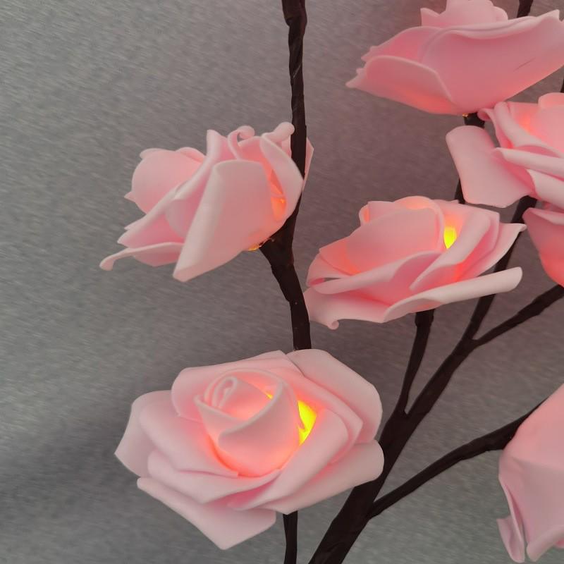 LED String Branch & Holiday Lights - Flashing Room & Vase Decor