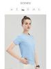 Women's Breathable Summer Sports T-Shirt - Moisture-Wicking, Round Neck, Short Sleeve, Dance & Fitness Style