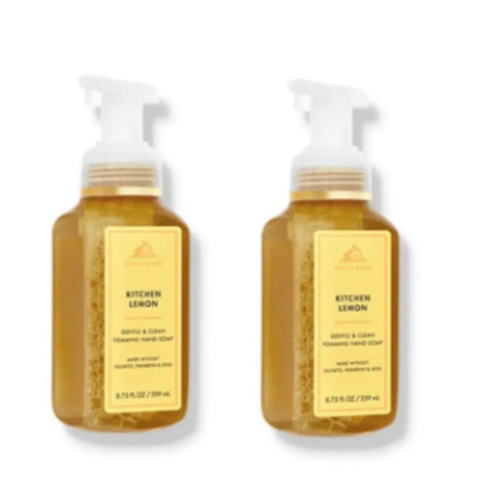 BATH & BODY WORKS Bubble Hand Wash Perfume Kitchen Lemon x2