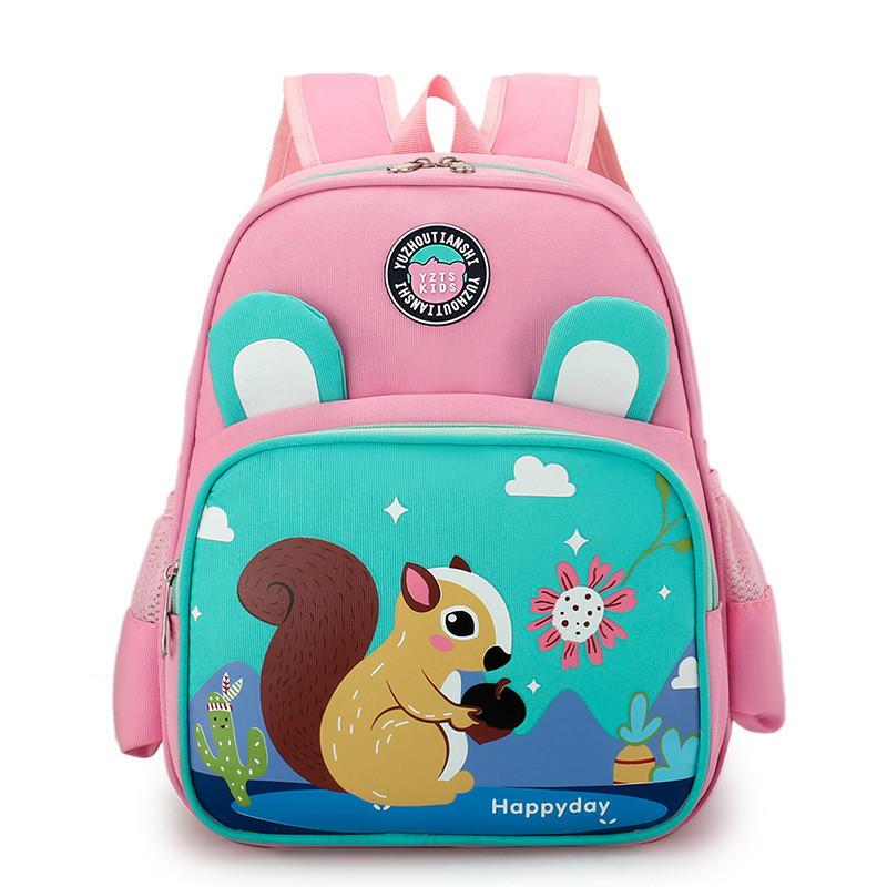 Adorable Nylon Cartoon Kids Backpack For 3-7 Year Olds Perfect For Preschool And Travel