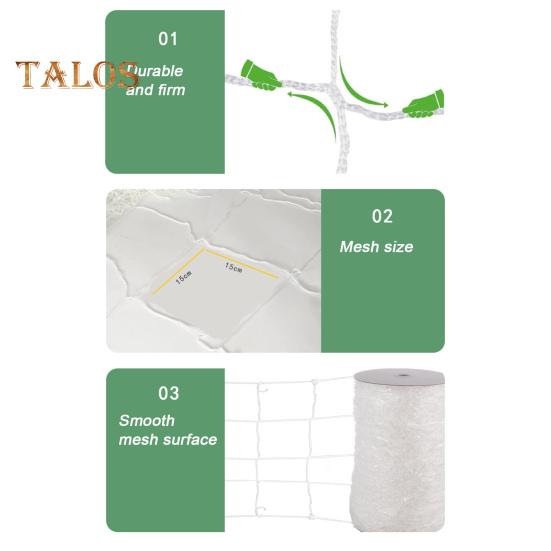 Plant Climbing Netting Roll for Garden Plants White Trellis Netting Outdoor Mesh Support Trellis for Climbing Plants Flowers Veggies