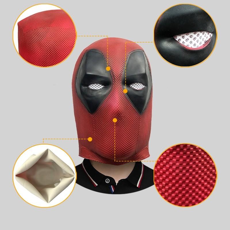 Marvel Deadpool Latex Mask For Halloween Party Costume And Funny Movie Props