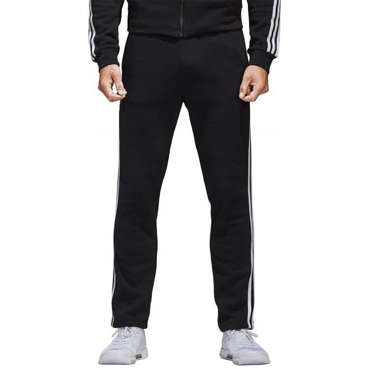 Adidas Knit Fleece-Lined Joggers Men Bottoms Black BR4083