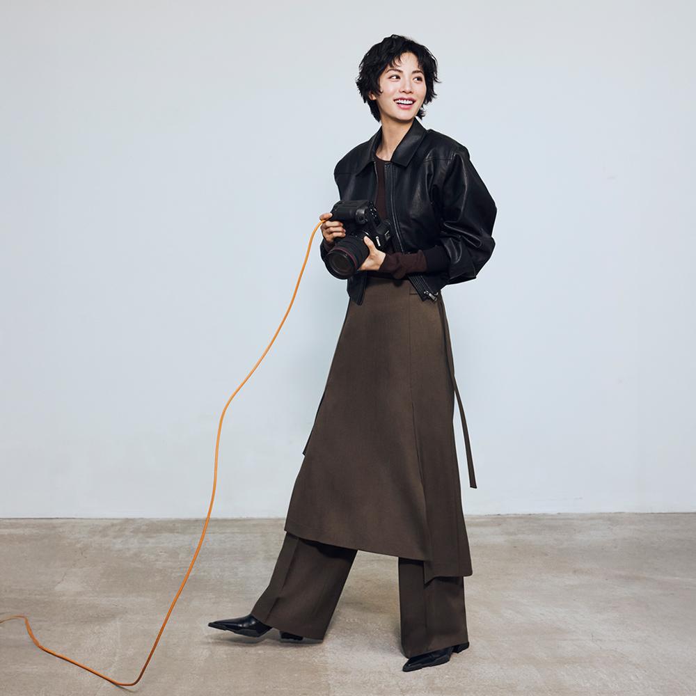 Ibiem Jecheon String Asymmetrical Long Skirt Emq2Wsk030