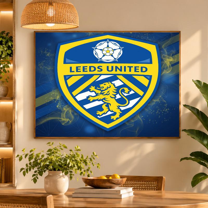 5D Diamond Painting Leeds United DIY Full Drill Diamond Art Kit Home Decoration