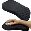 Εργονομικό Mouse Pad με Υποστήριξη Καρπού, Αντιολισθητική Βάση από Καουτσούκ, Ανθεκτικές Άκρες, Λεία Επιφάνεια για Gaming & Εργασία Γραφείου, Καπιτονέ Υφή για Βελτιωμένη Πρόσφυση