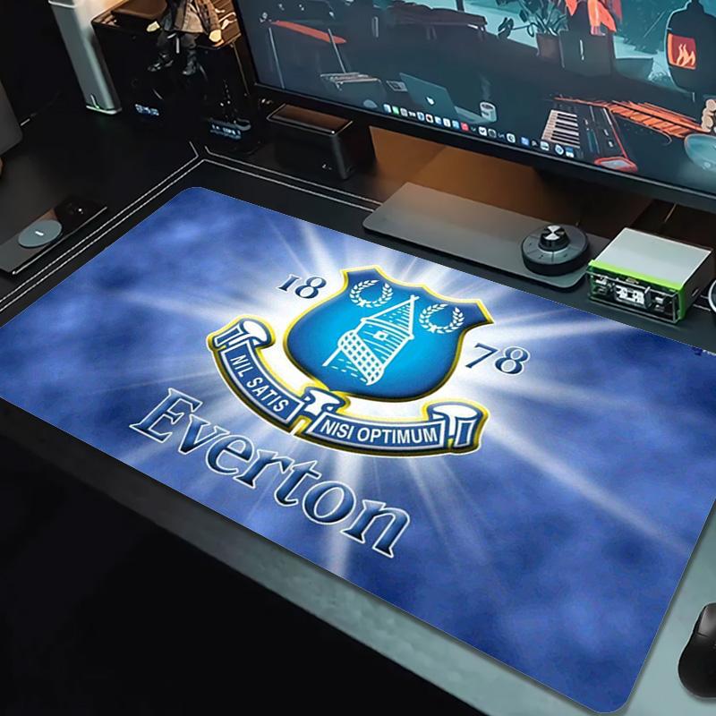 Everton FC Color Mouse Pad Large Gaming Table Cushion Non-slip Laptop Tablet Big Mousepad XXL Mat Mini PC Playmat With Lock edge