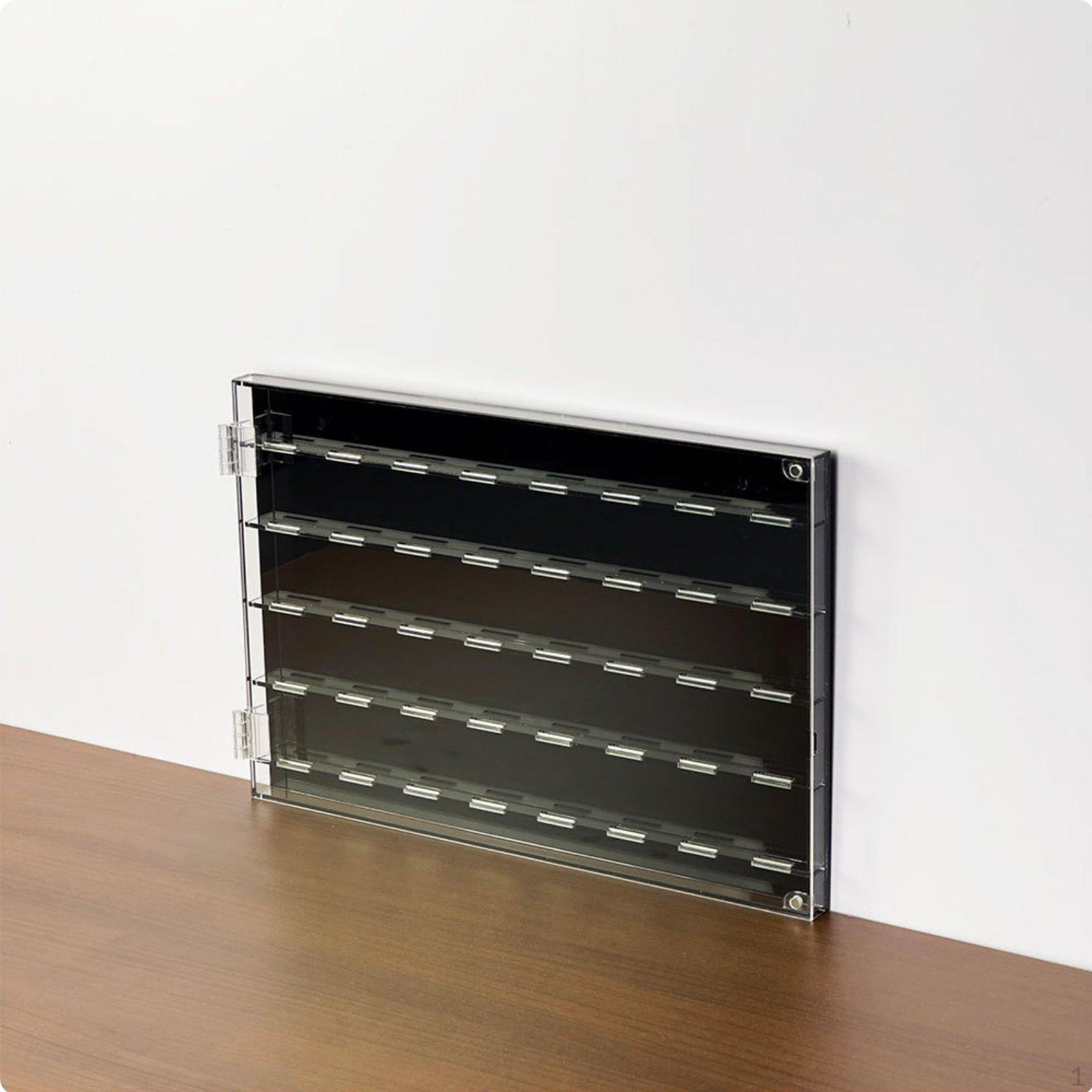Guitar Pick Display Case Dustproof Acrylic Plectrum Holder Clear View Collection Box