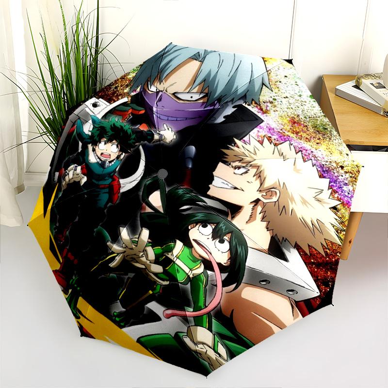 Hero Academia Two Heroes Folding Umbrella Travel Umbrella Umbrella Sun Umbrella Light