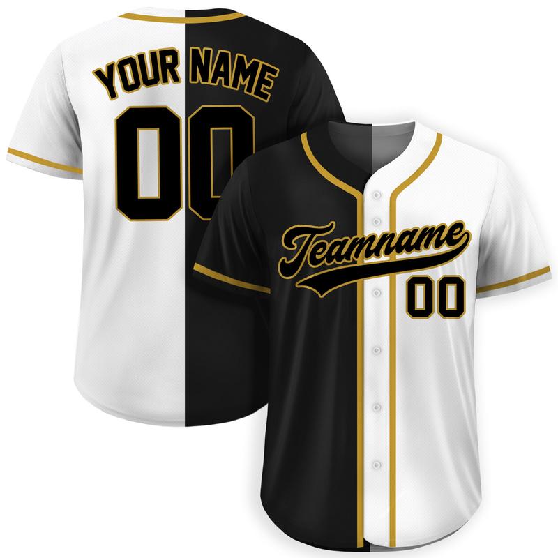 Individuelles geteiltes Baseballtrikot Personalisierter Teamname Nummer Herren Damen Jugend Softball Knopfleiste Uniform Atmungsaktive Geschenk-T-Shirts