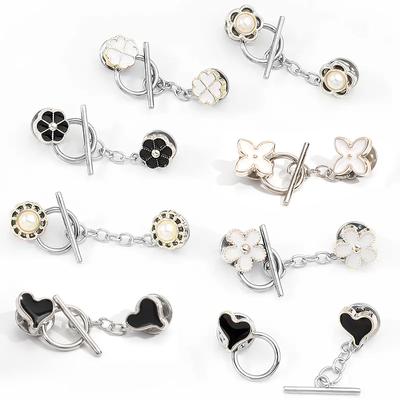 1 Pair Anti Leakage Clothing Chain Collar Fixed Connection Buckle