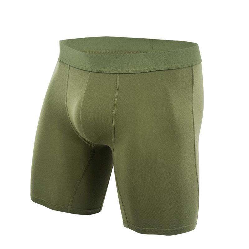 Plus Size Men s Anti-Chafing Sports Boxer Briefs - Cotton, Hip-Lifting M