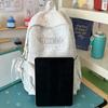 Schoolbag Junior high school student schoolbag female new cute large capacity embroidered student backpack simple versatile college backpack