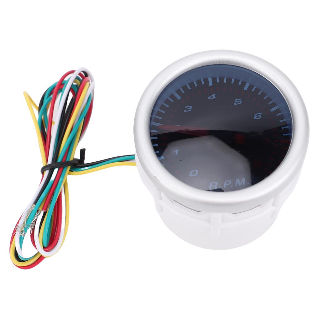 Drehzahlmesser für Auto 8000 U/min Messgerät Drehzahlmesser 55 mm Durchmesser für 1 bis 8 Zylinder Benzinmotor