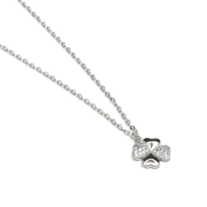 Collier Luxenter En Argent 925 Et Zirconium Brillant Finition En Rhodium - Lumah