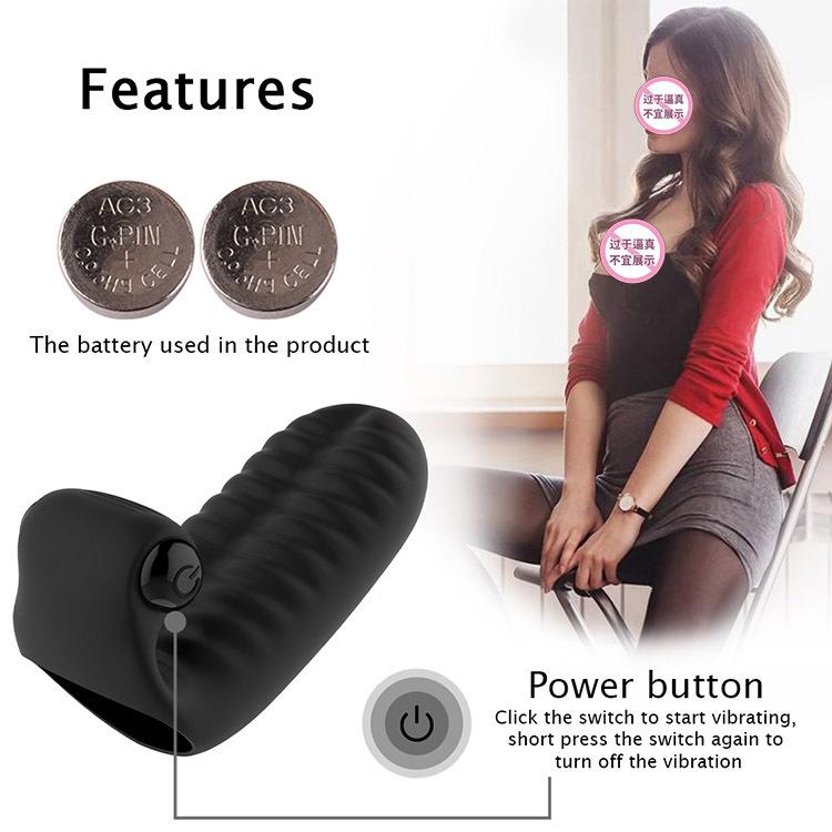 Silicone Female Bullet Vibrator Mini 10-Speed Massage Mode G-Spot Stimulator Finger Mini Vibrator