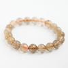 Eigado Rutilated Quartz 10mm 16cm Wrist Limited Natural Power Prayer Good Luck Feng Shui Bracelet, Stone, Circumference, One-of-a-Kind, Edition,
