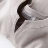 American Vintage Trend Autumn Winter New Men Solid V-Neck Fashion Casual All-match Long Sleeve Loose Pullovers Sweatshirts Tops