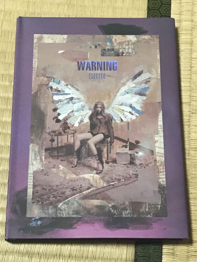 

[USED] SUNMI Sonmi CD Album WARNING No Trading Card