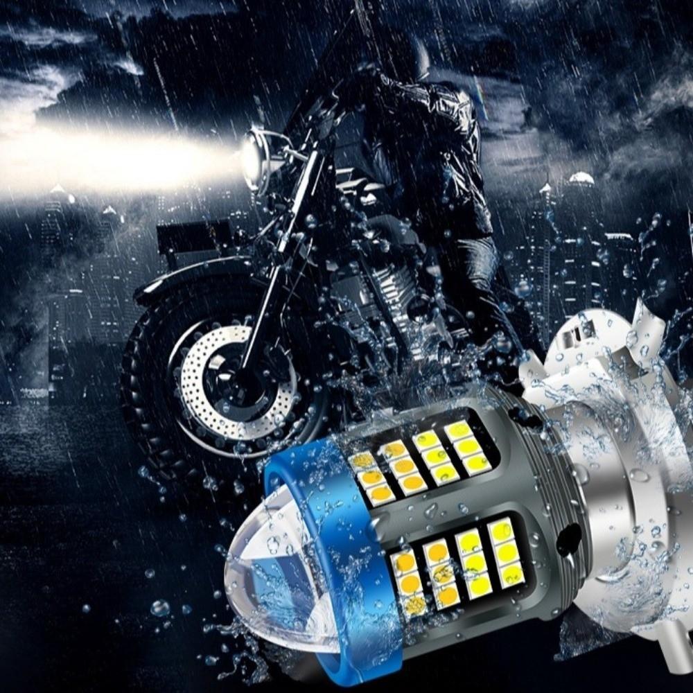 3570 LED Lens Motorcycle Fog Light Hi Lo Lamp Moto Scooter Light LED Motorcycle Headlight  Motobike