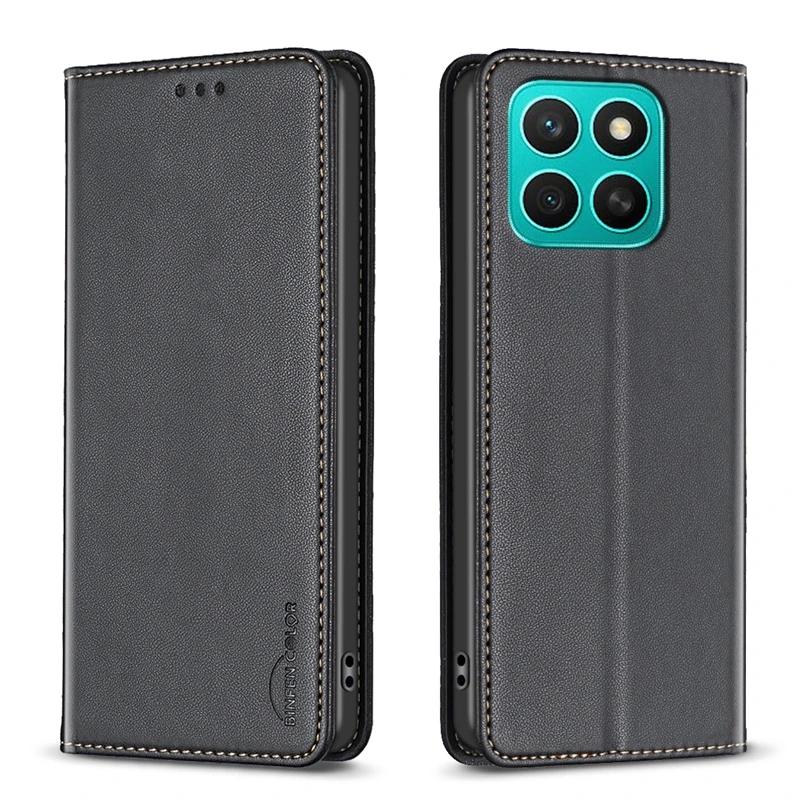 For Honor X8c Case Magnet Flip Phone Case on For Funda Huawei Honor X8C HonorX9C X 8C ABR-LX1 Leather Card Slots Cover Coque