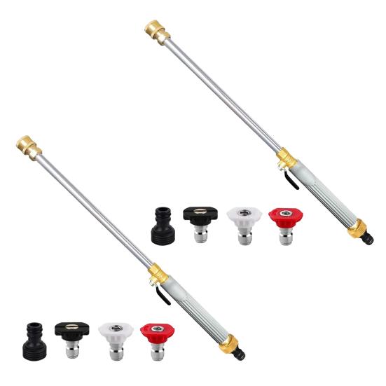 Jet Nozzle Power Washer for Garden Hose Washer Wand with 3 Interchangeable Nozzles Quick-Connect High Pressure Washer Hose Nozzle