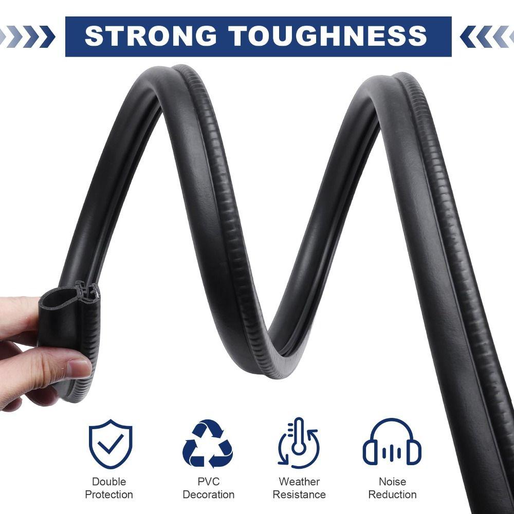 Gummi Auto Türdichtungsleiste Seitenwulst Design Türgummidichtung Universell Passend