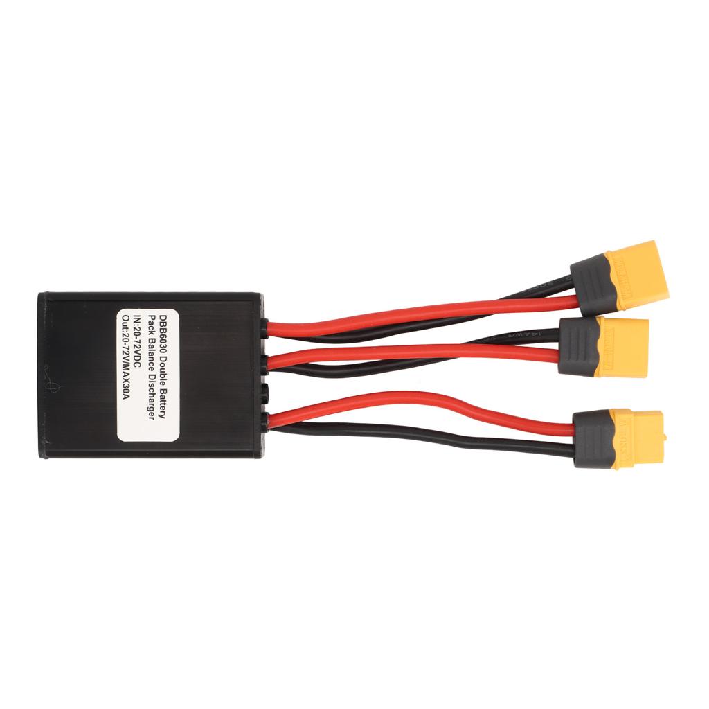 Conversor de descarga de bateria dupla para bicicleta elétrica, adaptador de módulo paralelo de bateria dupla de 20 V?72V 30A