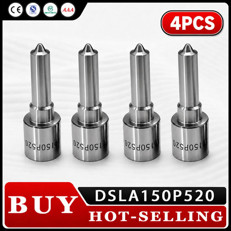 4PCS DSLA150P502 DSLA150P520 DSLA150P764 Flat Head White Needle Fuel Spray Nozzle Suitable For Fuel Supply System XF1224