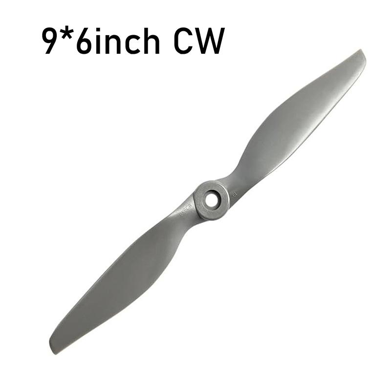 Cw Ccw Rc Propellers7X5 8X6 9X6 10X7Inch Gray 2-Vane Direct Drive Nylon Propeller With Adapter Rings For Rc Airplan Drone Glider