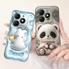 For ITEL A70 Case A665L Luxury Panda Painted Cover Silicone Soft TPU Phone Case For ITEL  A 70 80 A70 A80 ShockProof Back Cover