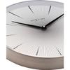 Horloge Murale - NeXtime - 2 Seconds - Ø 40 Cm - Métal - Blanc