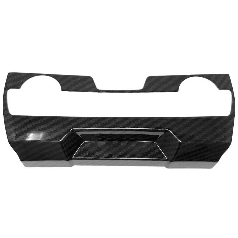 Center Console Panel Trim ABS Carbon Fiber Style Interior Decoration Accessories for Honda 10Th Gen Civic 2016-2020